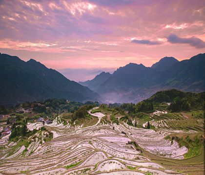 丽水云和梯田景区一日游【+九曲云环+白银谷+古堰画乡+瓯江帆影+私家包车团-赠大门票】线路推荐